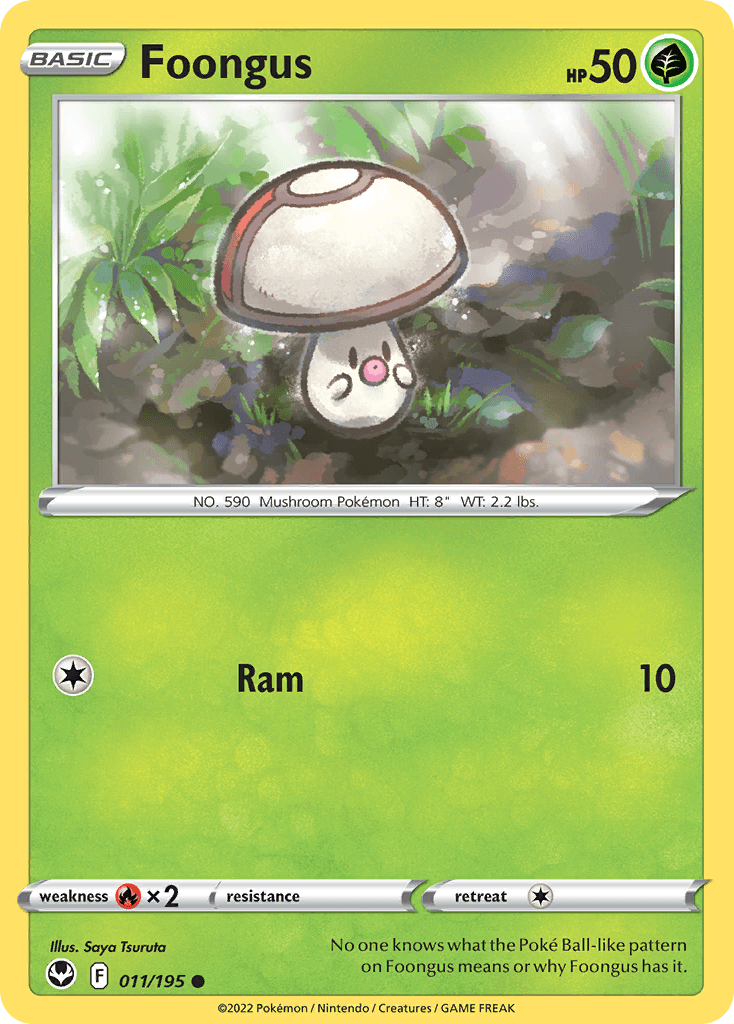 Foongus, kortbilde fra pokemontcg.io
