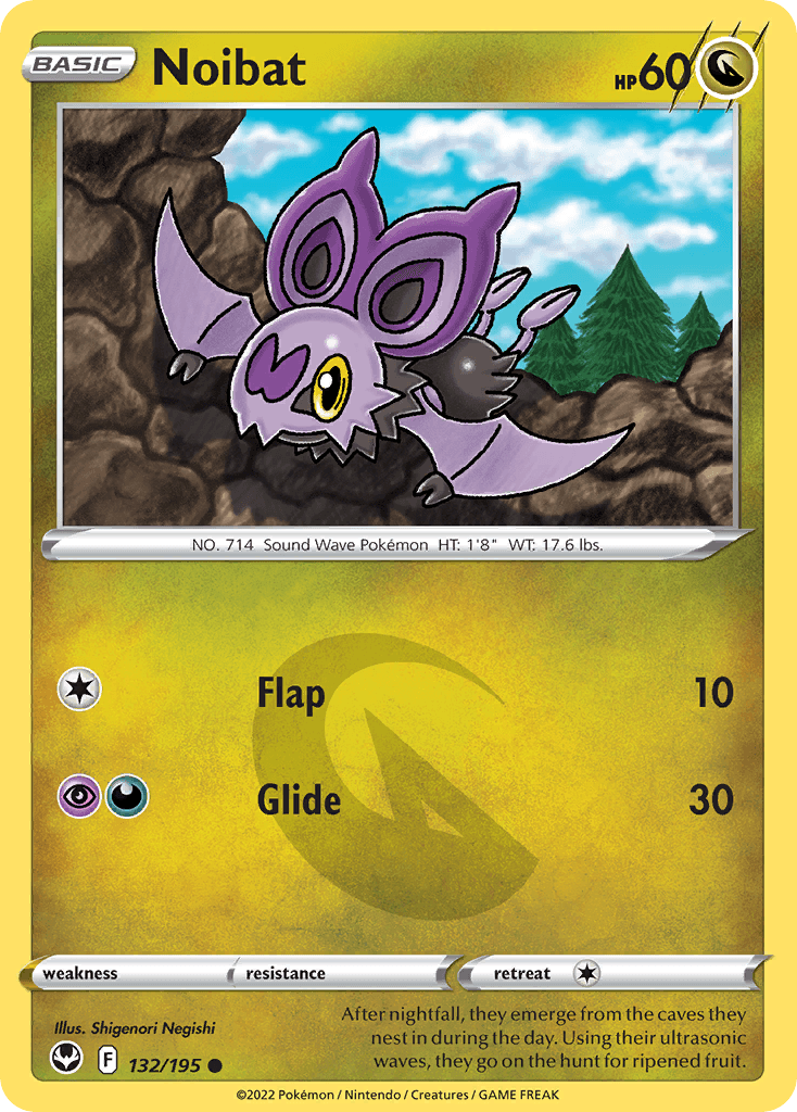 Noibat, kortbilde fra pokemontcg.io