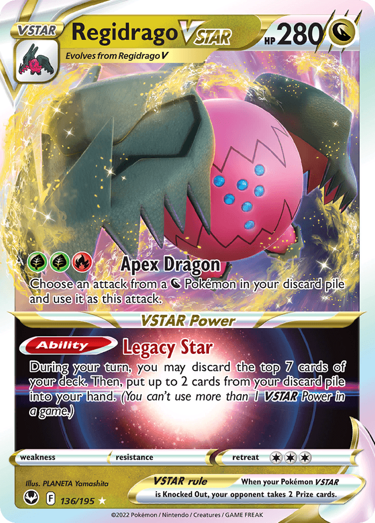 Regidrago VSTAR, kortbilde fra pokemontcg.io