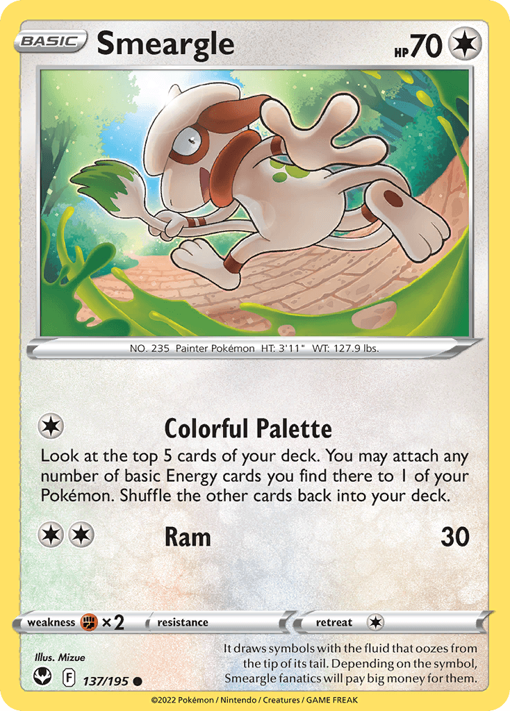 Smeargle, kortbilde fra pokemontcg.io