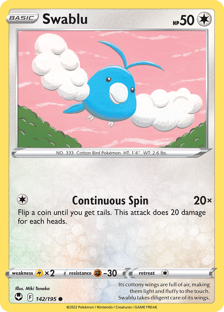 Swablu, kortbilde fra pokemontcg.io