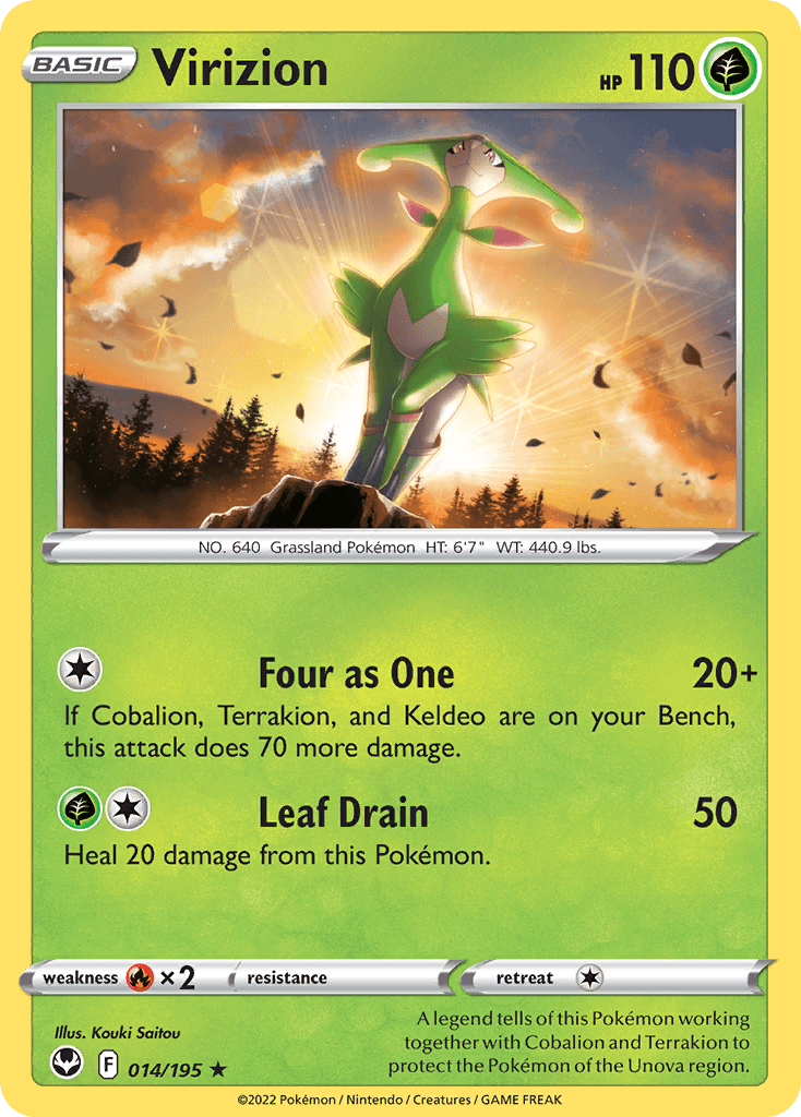 Virizion, kortbilde fra pokemontcg.io