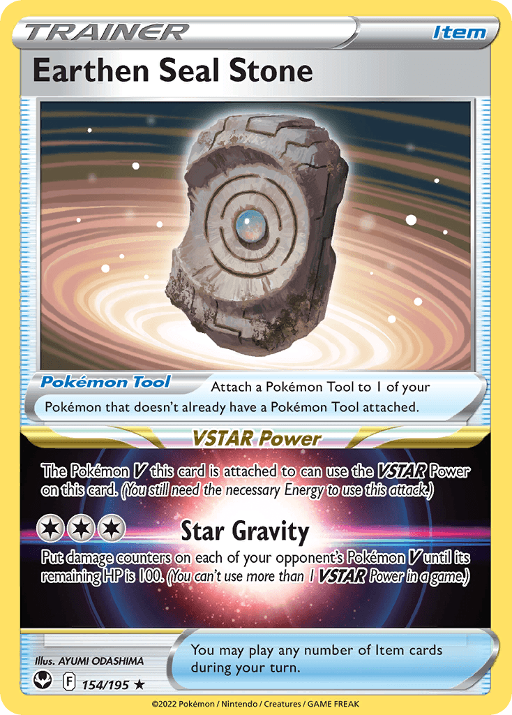 Earthen Seal Stone, kortbilde fra pokemontcg.io