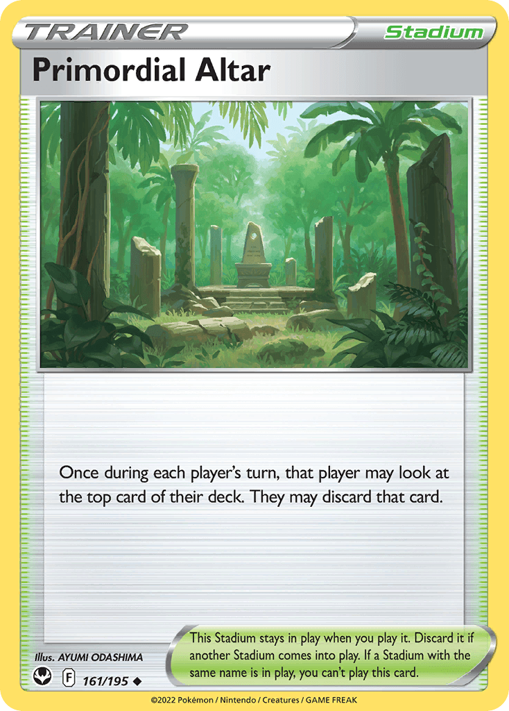 Primordial Altar, kortbilde fra pokemontcg.io