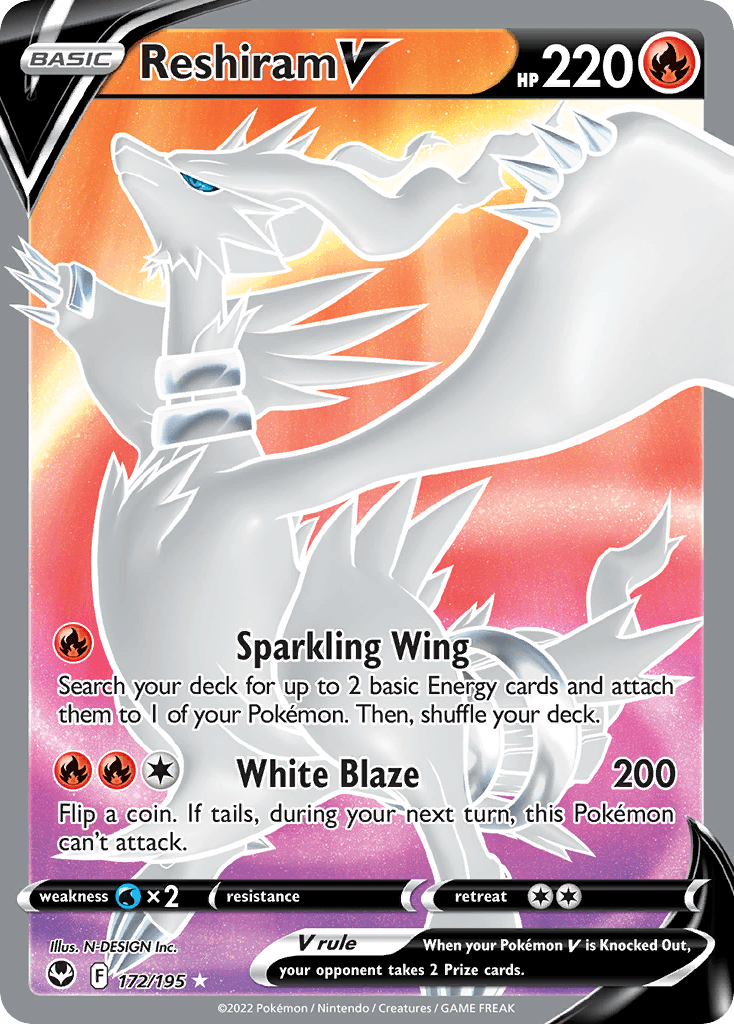 Reshiram V, kortbilde fra pokemontcg.io