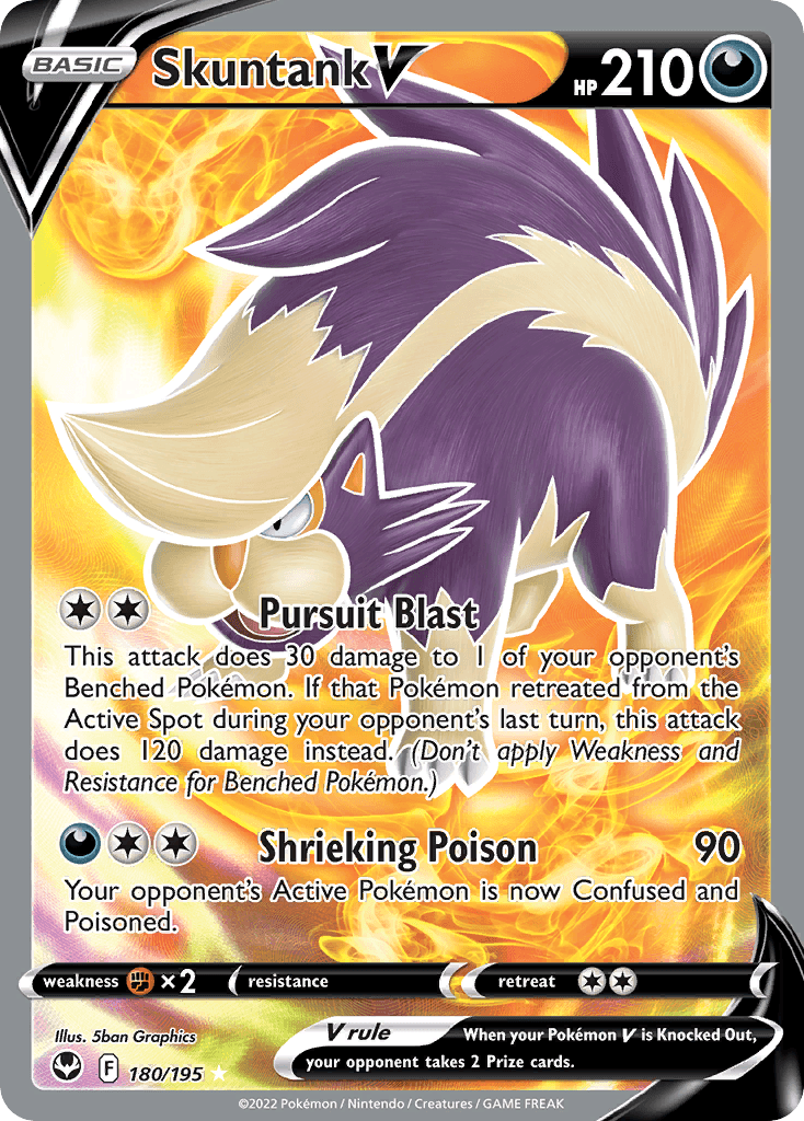 Skuntank V, kortbilde fra pokemontcg.io