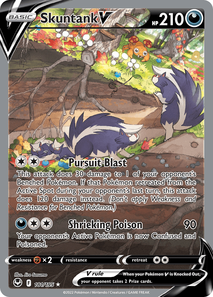 Skuntank V, kortbilde fra pokemontcg.io