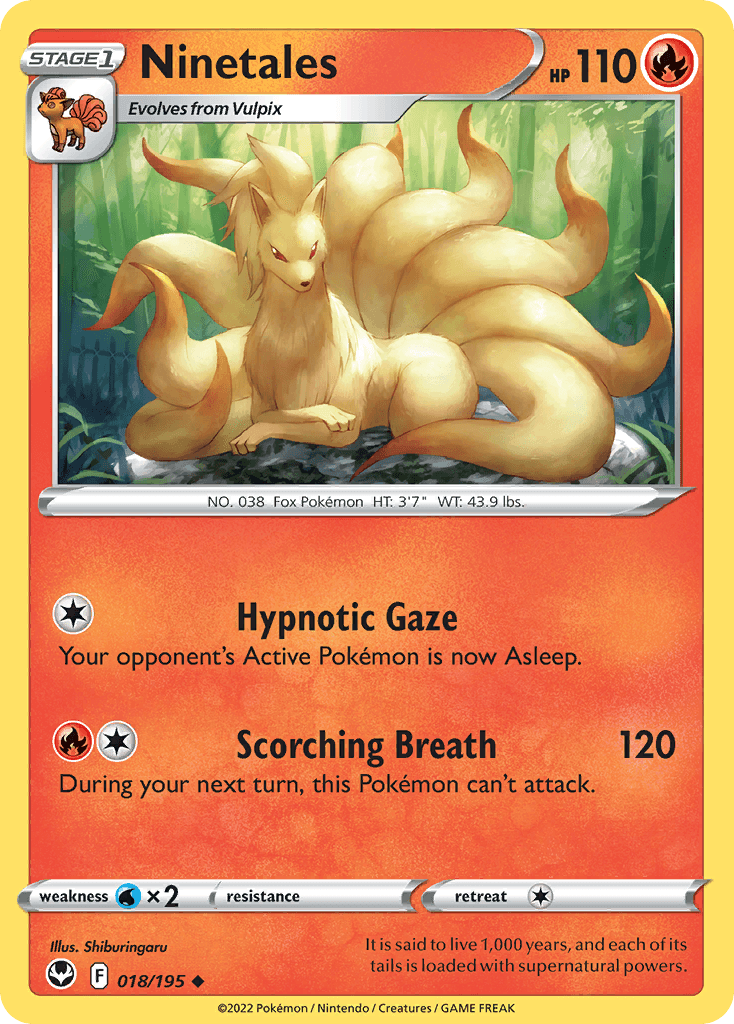 Ninetales, kortbilde fra pokemontcg.io