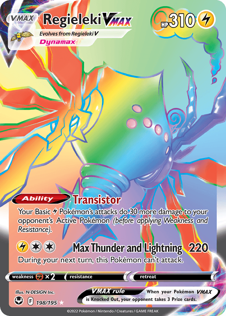 Regieleki VMAX, kortbilde fra pokemontcg.io