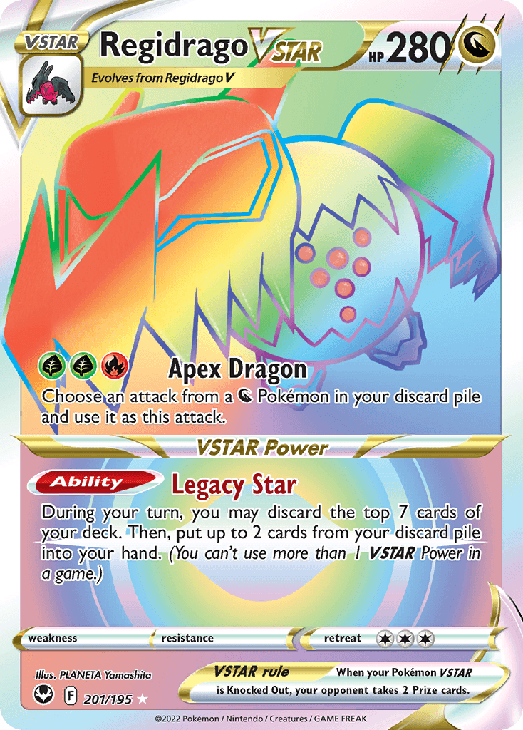 Regidrago VSTAR, kortbilde fra pokemontcg.io