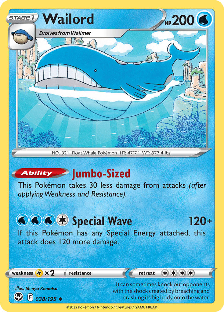 Wailord, kortbilde fra pokemontcg.io