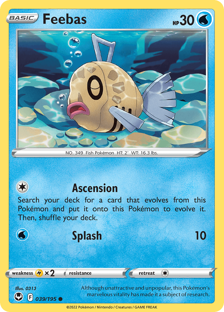 Feebas, kortbilde fra pokemontcg.io