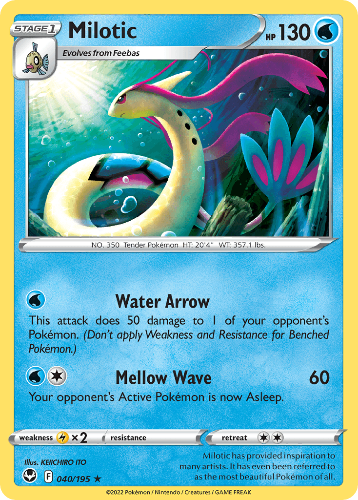 Milotic, kortbilde fra pokemontcg.io