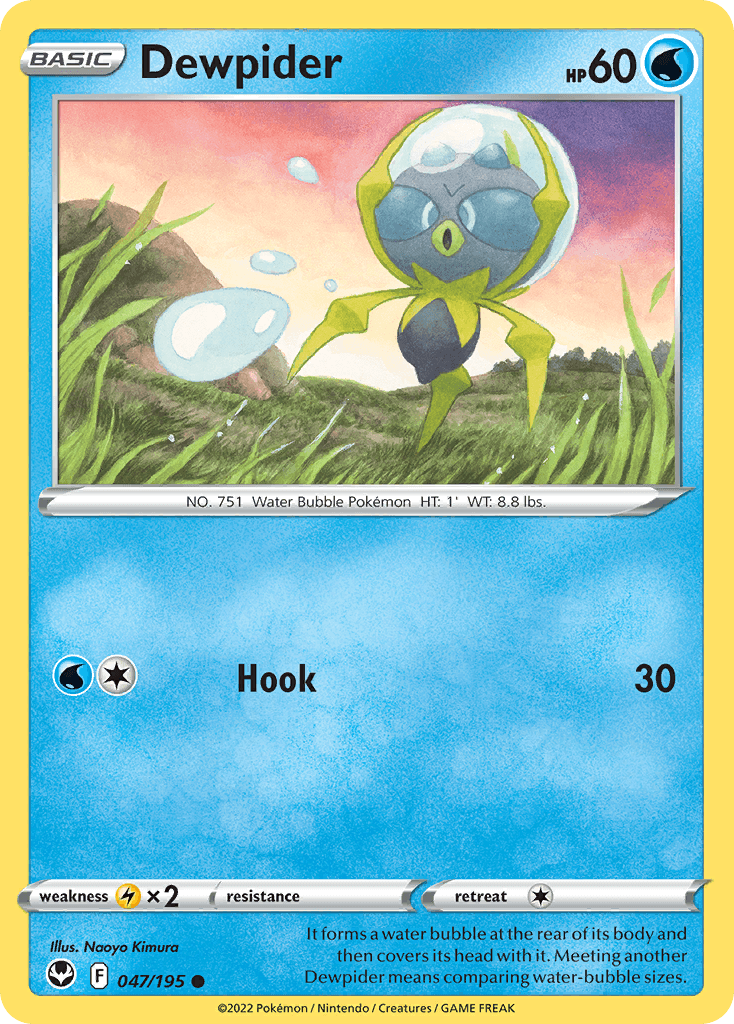 Dewpider, kortbilde fra pokemontcg.io