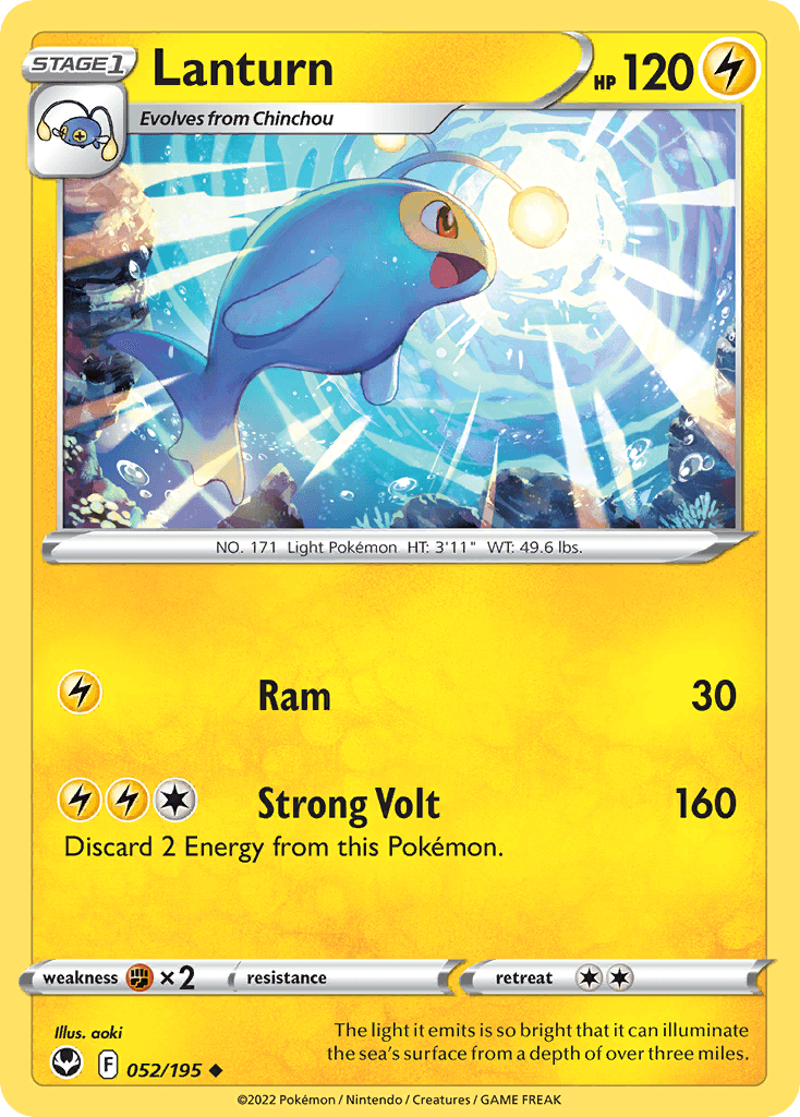 Lanturn, kortbilde fra pokemontcg.io