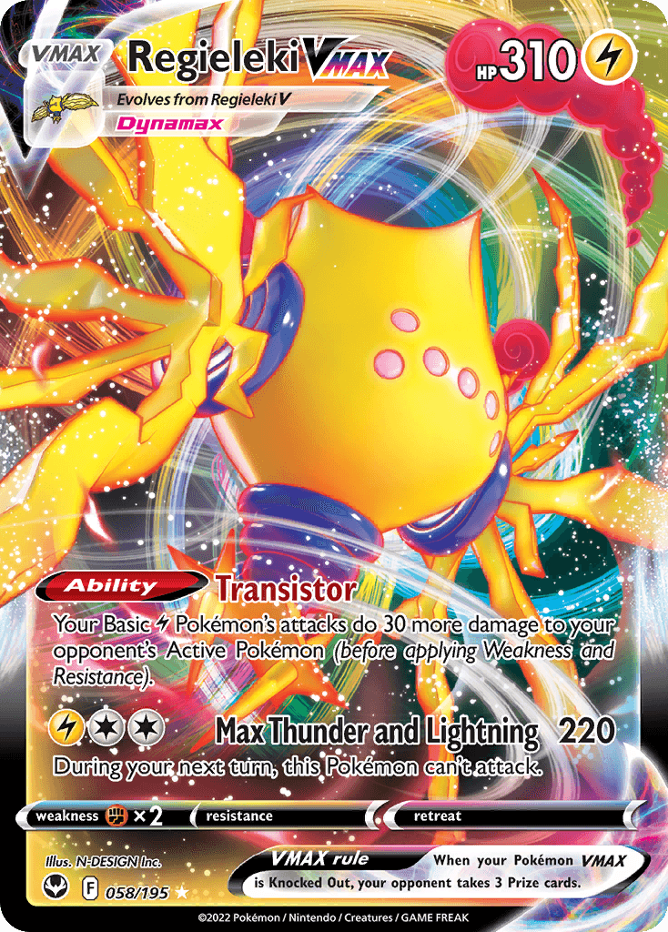 Regieleki VMAX, kortbilde fra pokemontcg.io