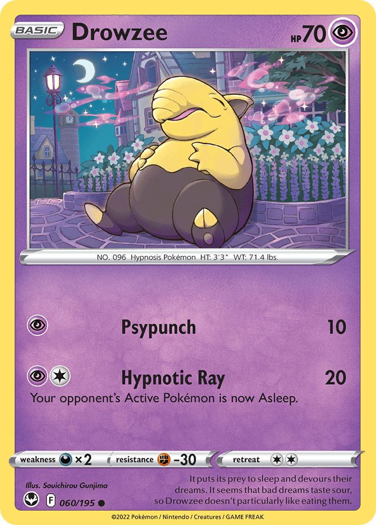 Drowzee, kortbilde fra pokemontcg.io
