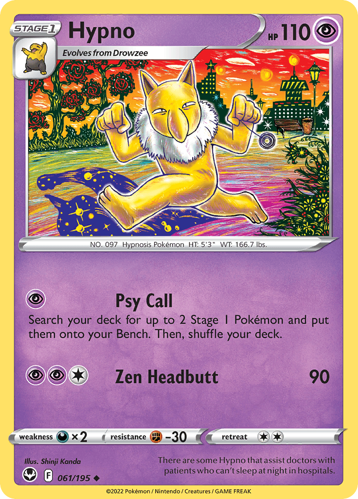 Hypno, kortbilde fra pokemontcg.io