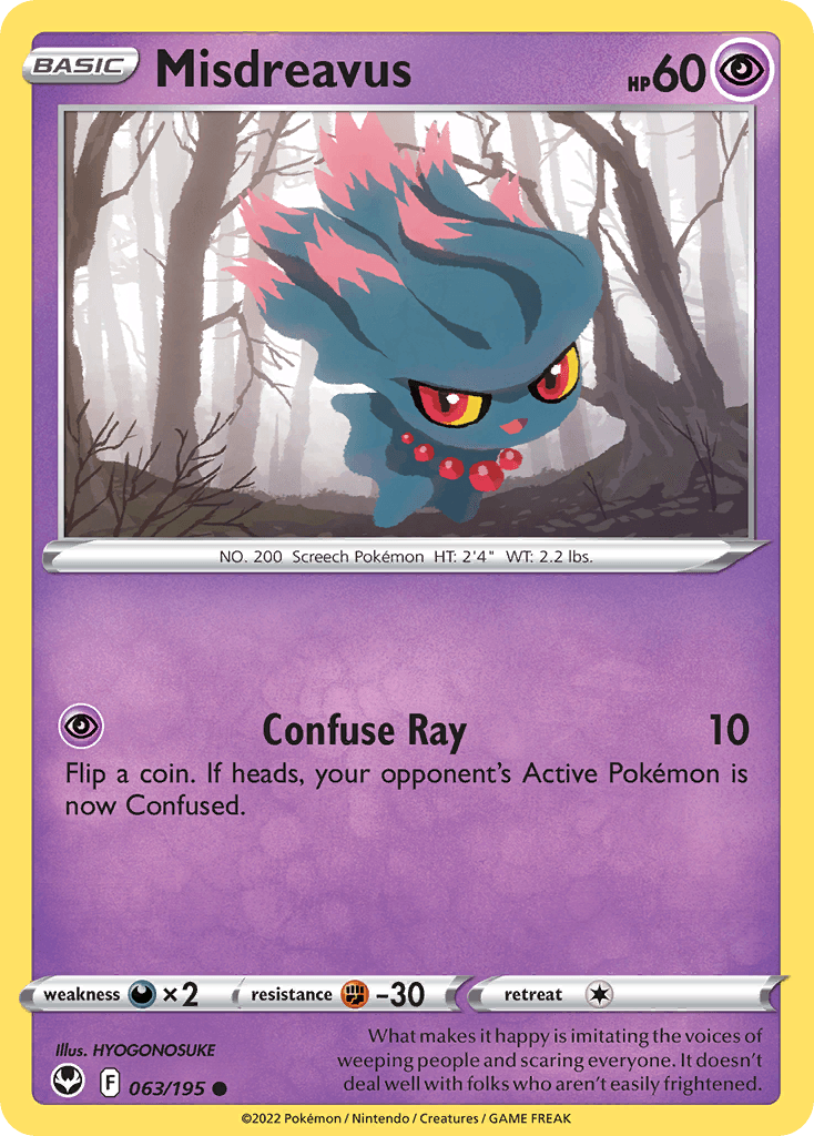 Misdreavus, kortbilde fra pokemontcg.io