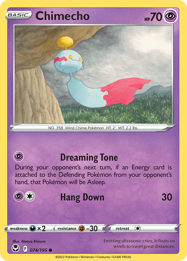 Chimecho, kortbilde fra pokemontcg.io