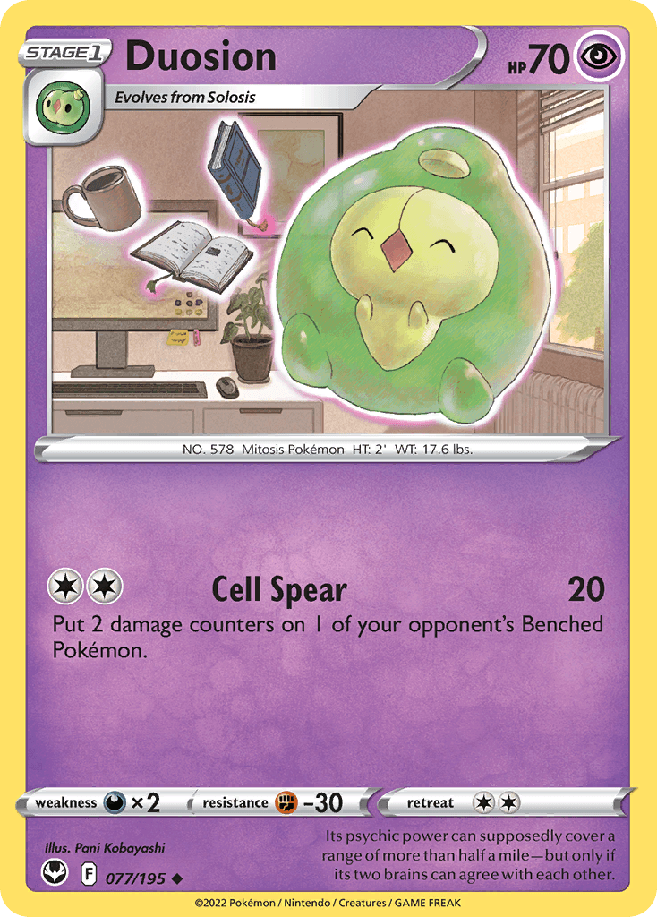 Duosion, kortbilde fra pokemontcg.io