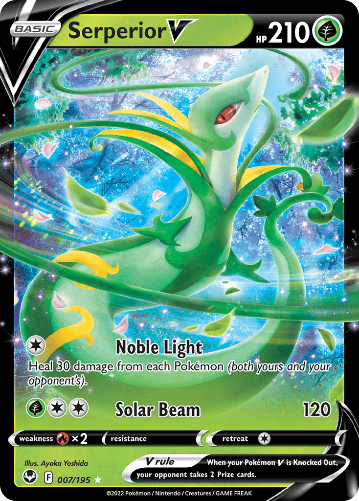 Serperior V, kortbilde fra pokemontcg.io
