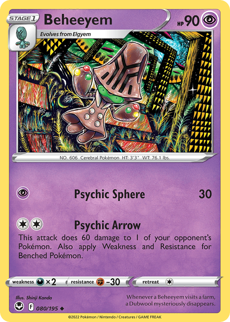 Beheeyem, kortbilde fra pokemontcg.io