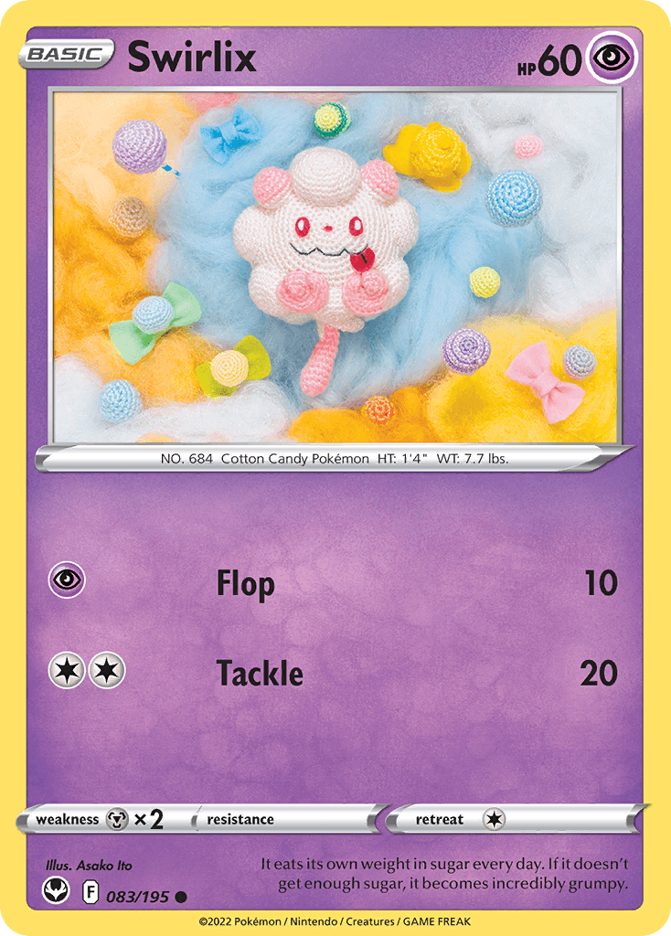 Swirlix, kortbilde fra pokemontcg.io