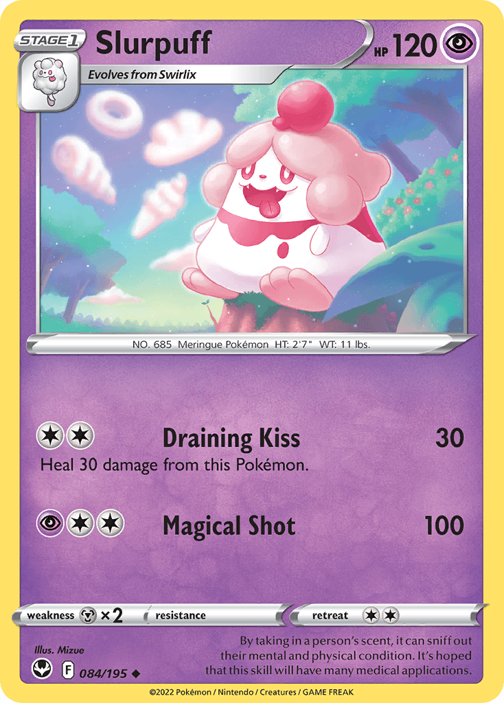 Slurpuff, kortbilde fra pokemontcg.io