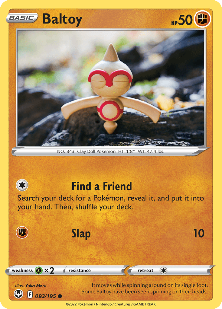 Baltoy, kortbilde fra pokemontcg.io