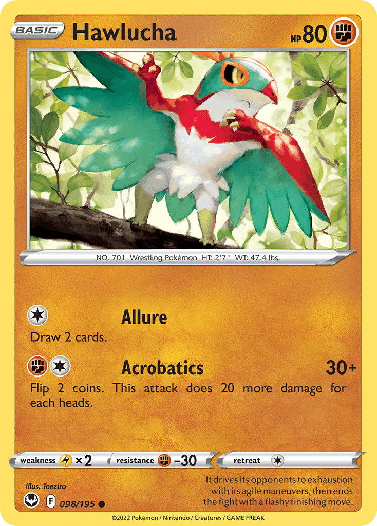 Hawlucha, kortbilde fra pokemontcg.io