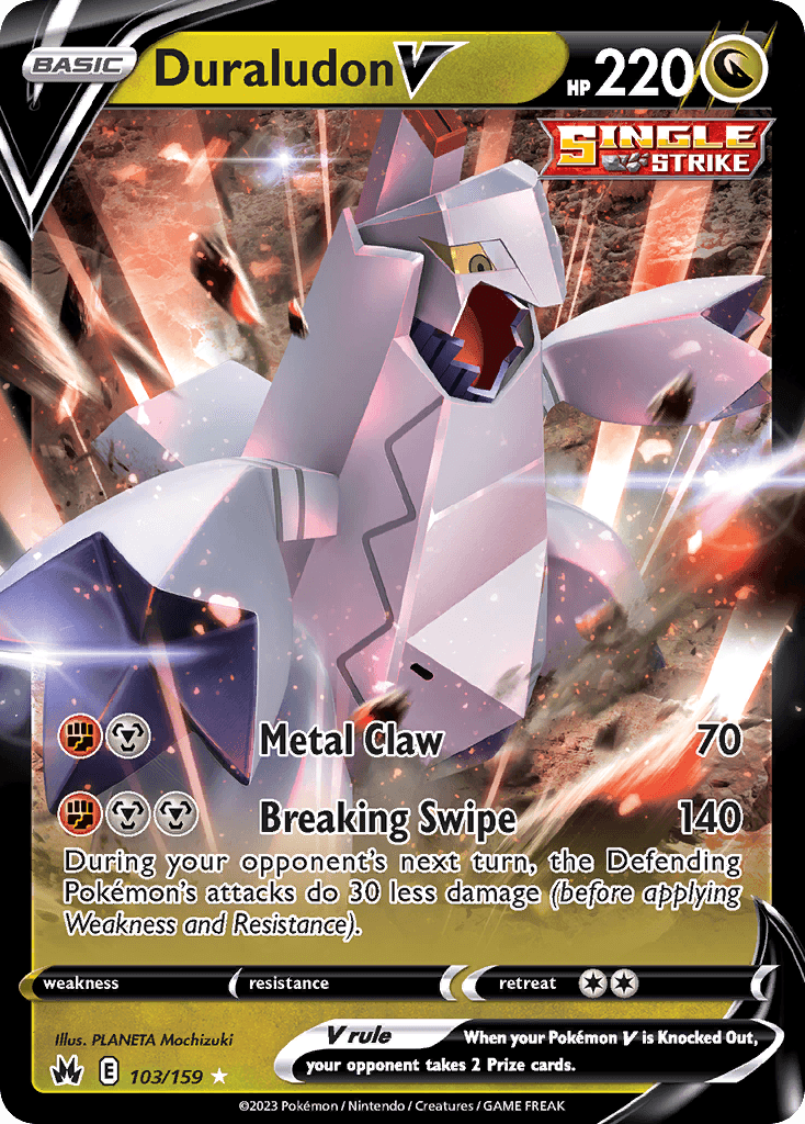 Duraludon V, kortbilde fra pokemontcg.io