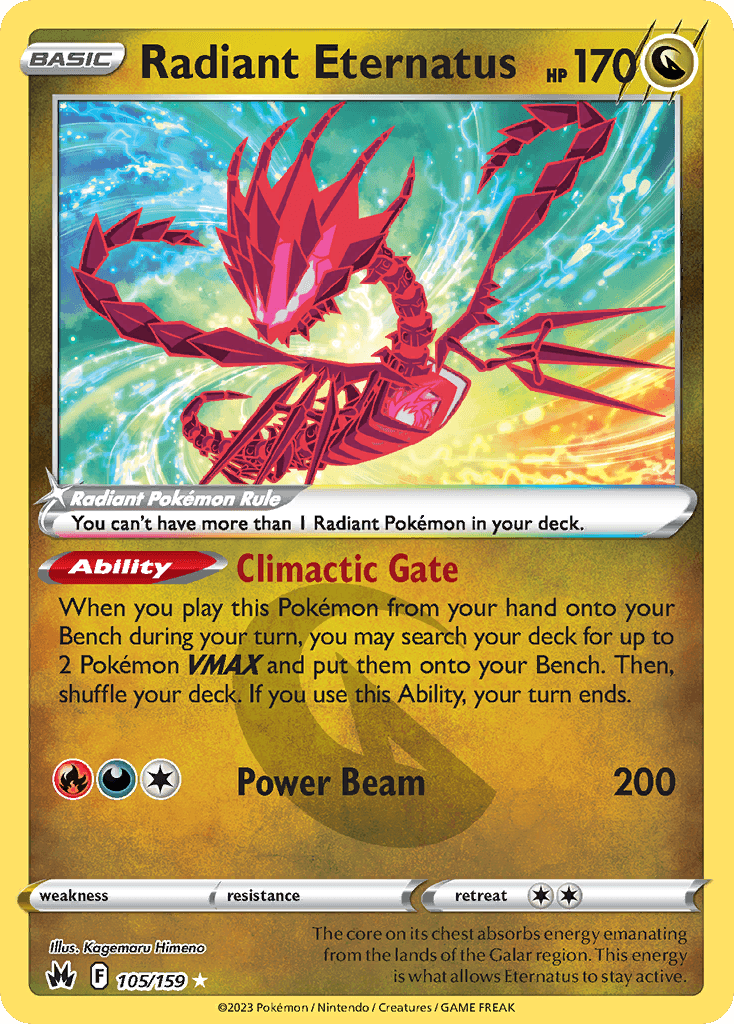 Radiant Eternatus, kortbilde fra pokemontcg.io