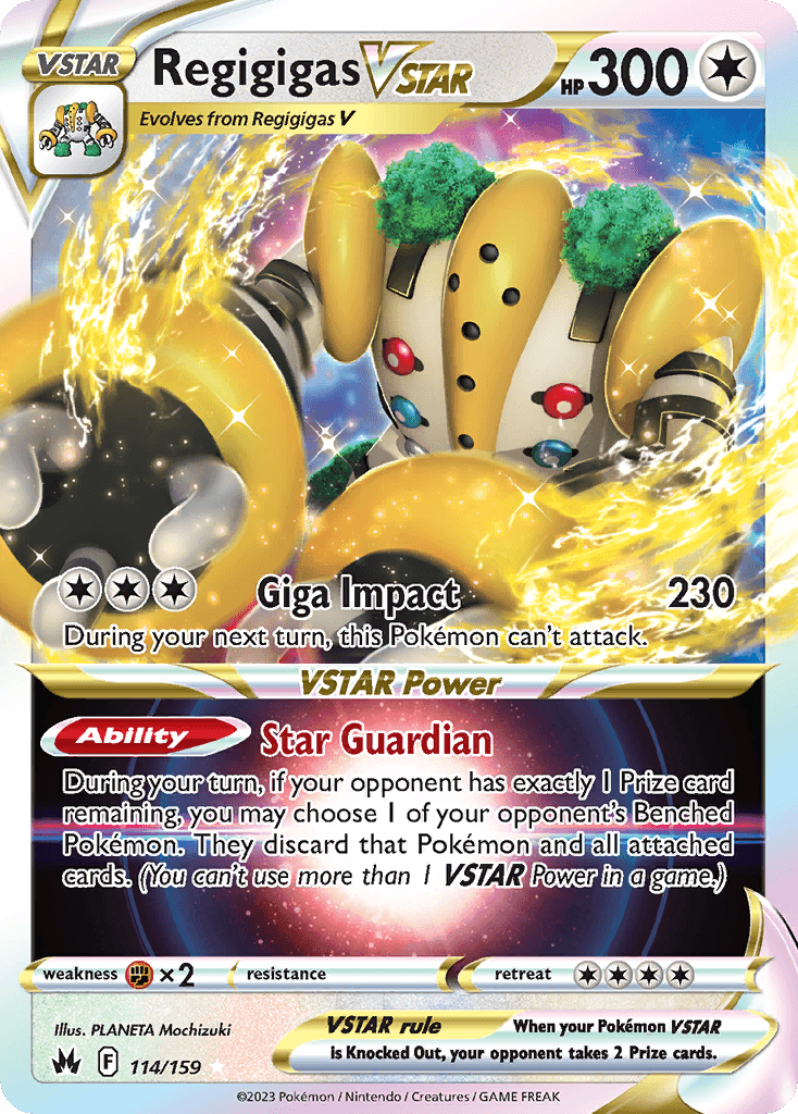 Regigigas VSTAR, kortbilde fra pokemontcg.io