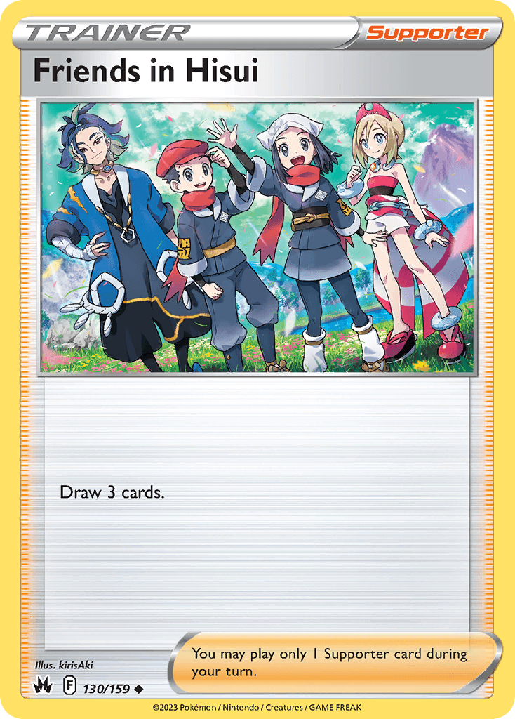 Friends in Hisui, kortbilde fra pokemontcg.io