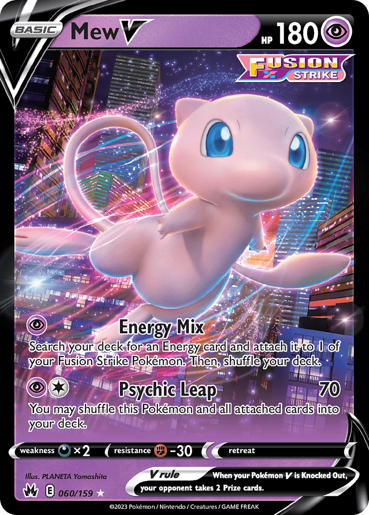 Mew V, kortbilde fra pokemontcg.io