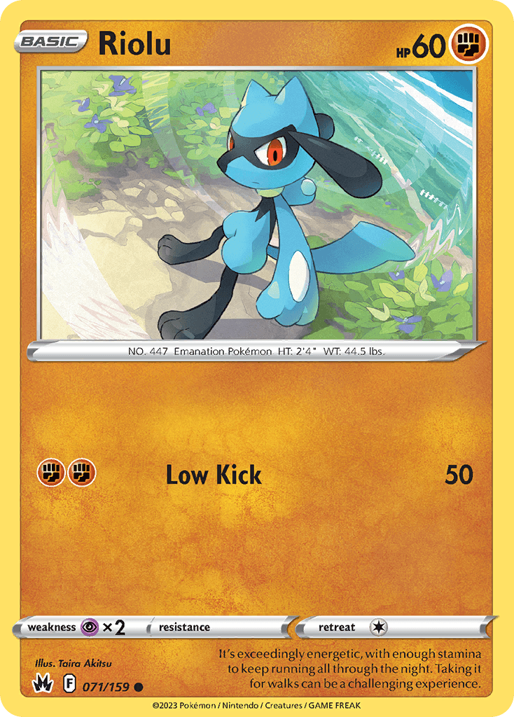 Riolu, kortbilde fra pokemontcg.io