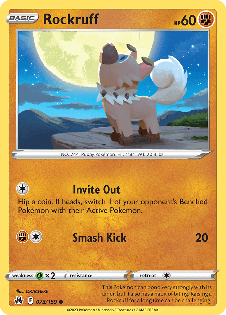 Rockruff, kortbilde fra pokemontcg.io