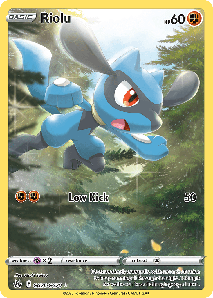 Riolu, kortbilde fra pokemontcg.io