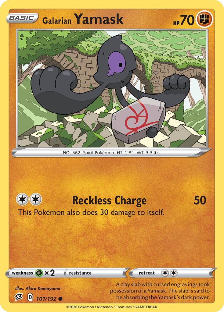 Galarian Yamask, kortbilde fra pokemontcg.io