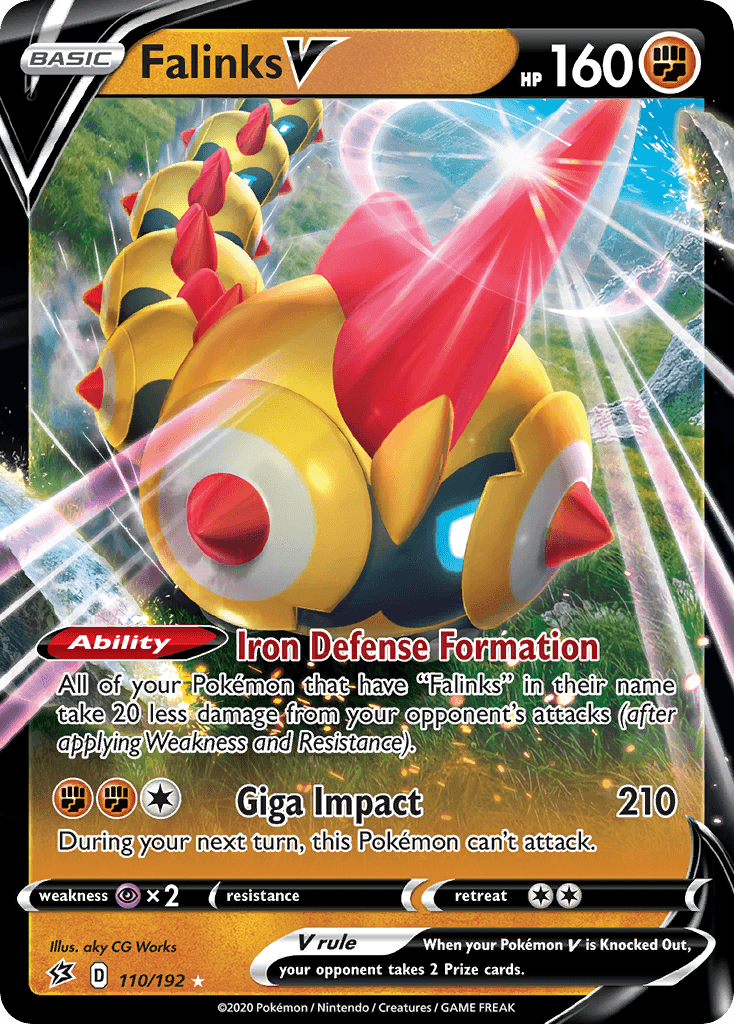 Falinks V, kortbilde fra pokemontcg.io