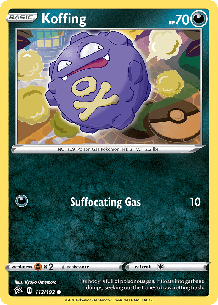 Koffing, kortbilde fra pokemontcg.io