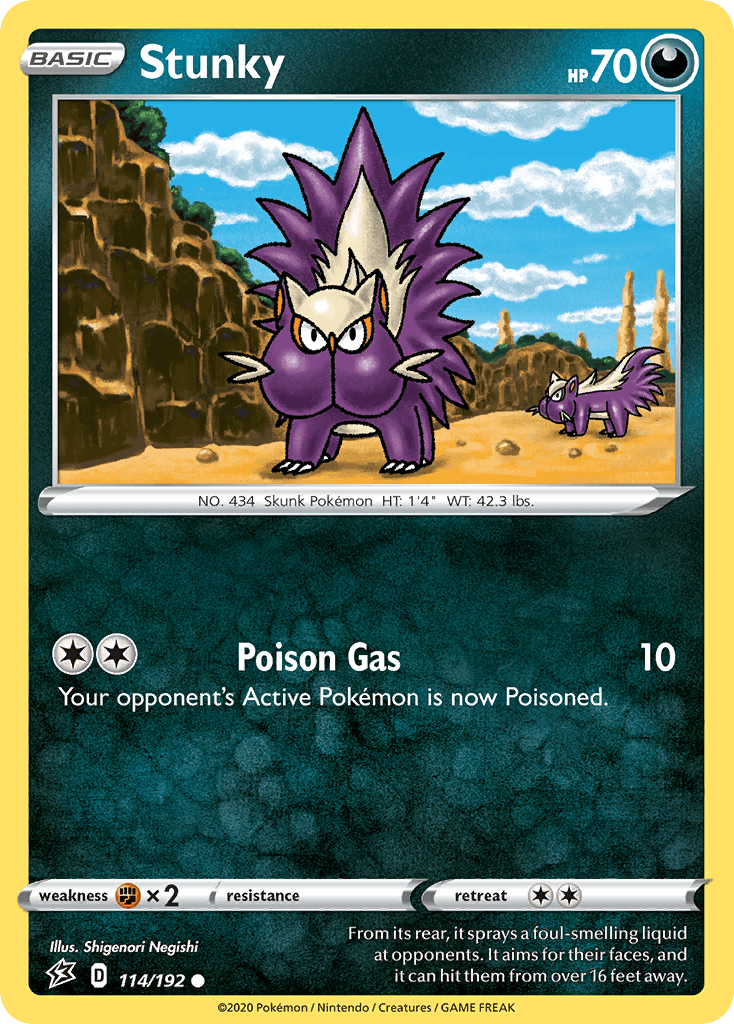 Stunky, kortbilde fra pokemontcg.io
