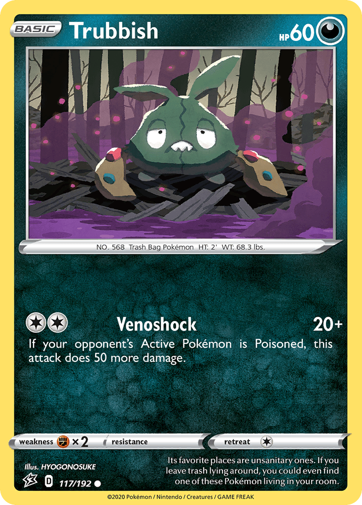 Trubbish, kortbilde fra pokemontcg.io