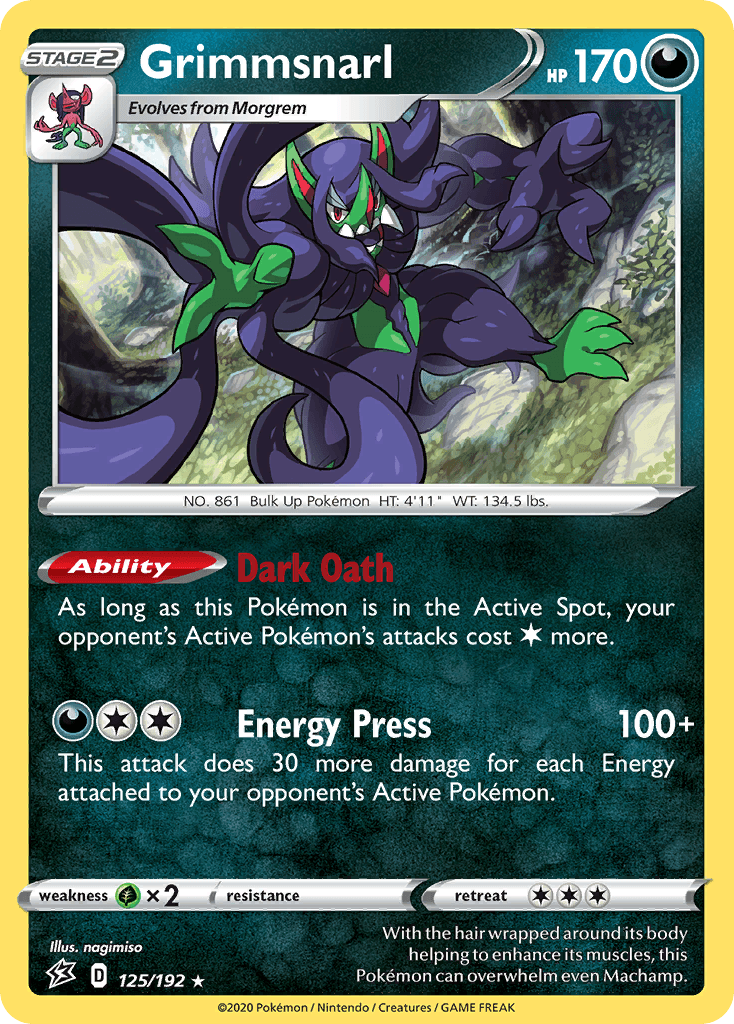 Grimmsnarl, kortbilde fra pokemontcg.io