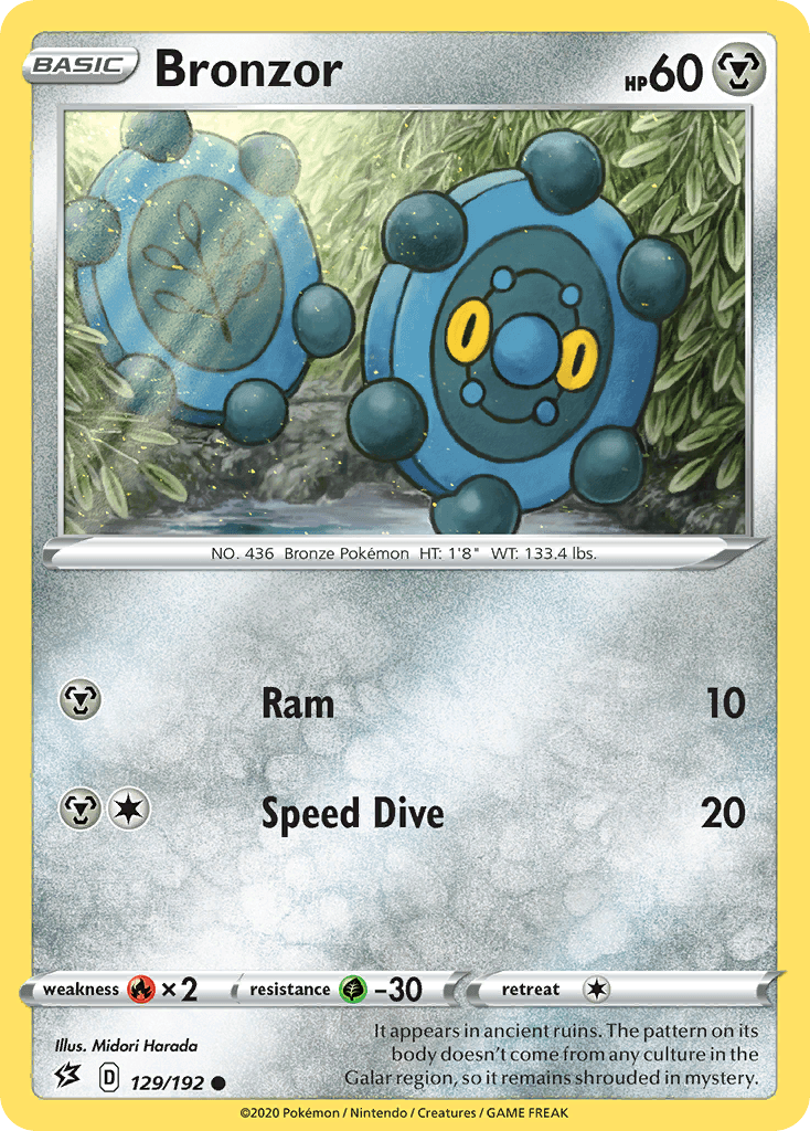 Bronzor, kortbilde fra pokemontcg.io