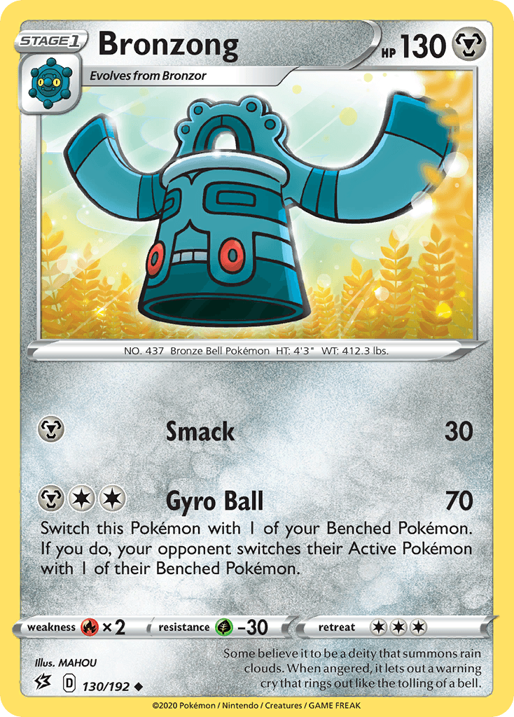 Bronzong, kortbilde fra pokemontcg.io