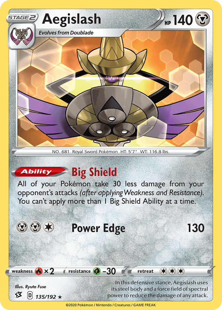 Aegislash, kortbilde fra pokemontcg.io