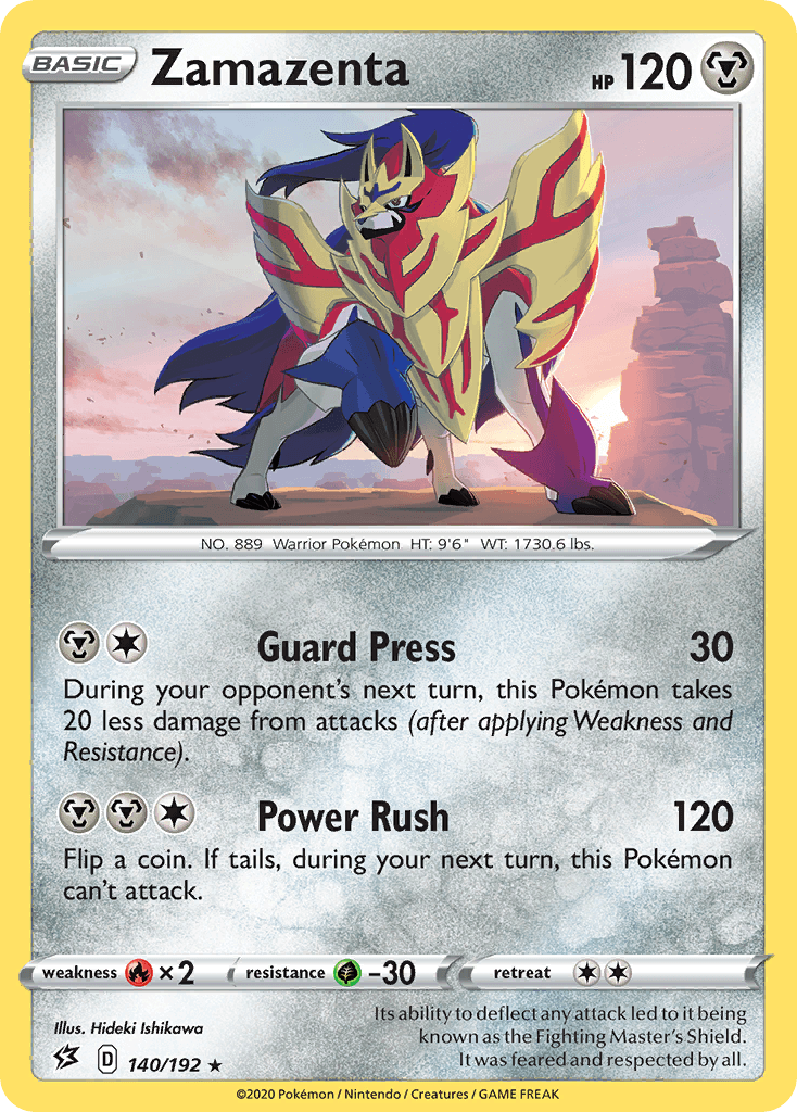 Zamazenta, kortbilde fra pokemontcg.io