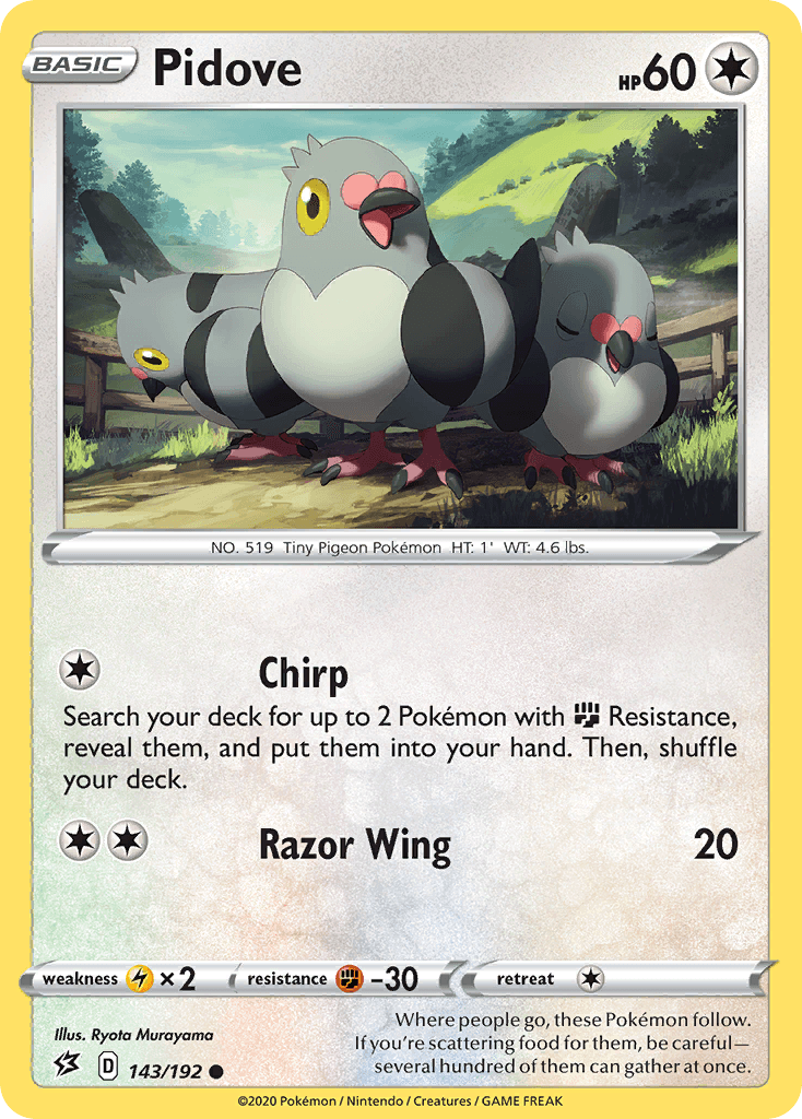 Pidove, kortbilde fra pokemontcg.io